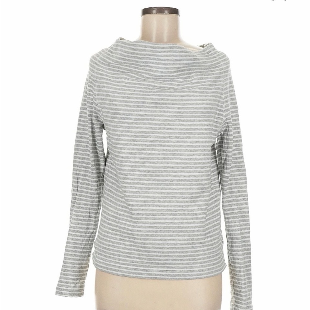 James Perse Breton Stripe Boatneck Tee | Size 2 (Medium)